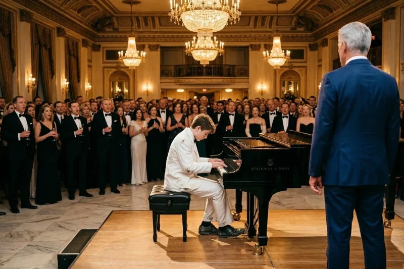 He Asked to Play the Piano — The Billionaire’s Reaction Said Everything