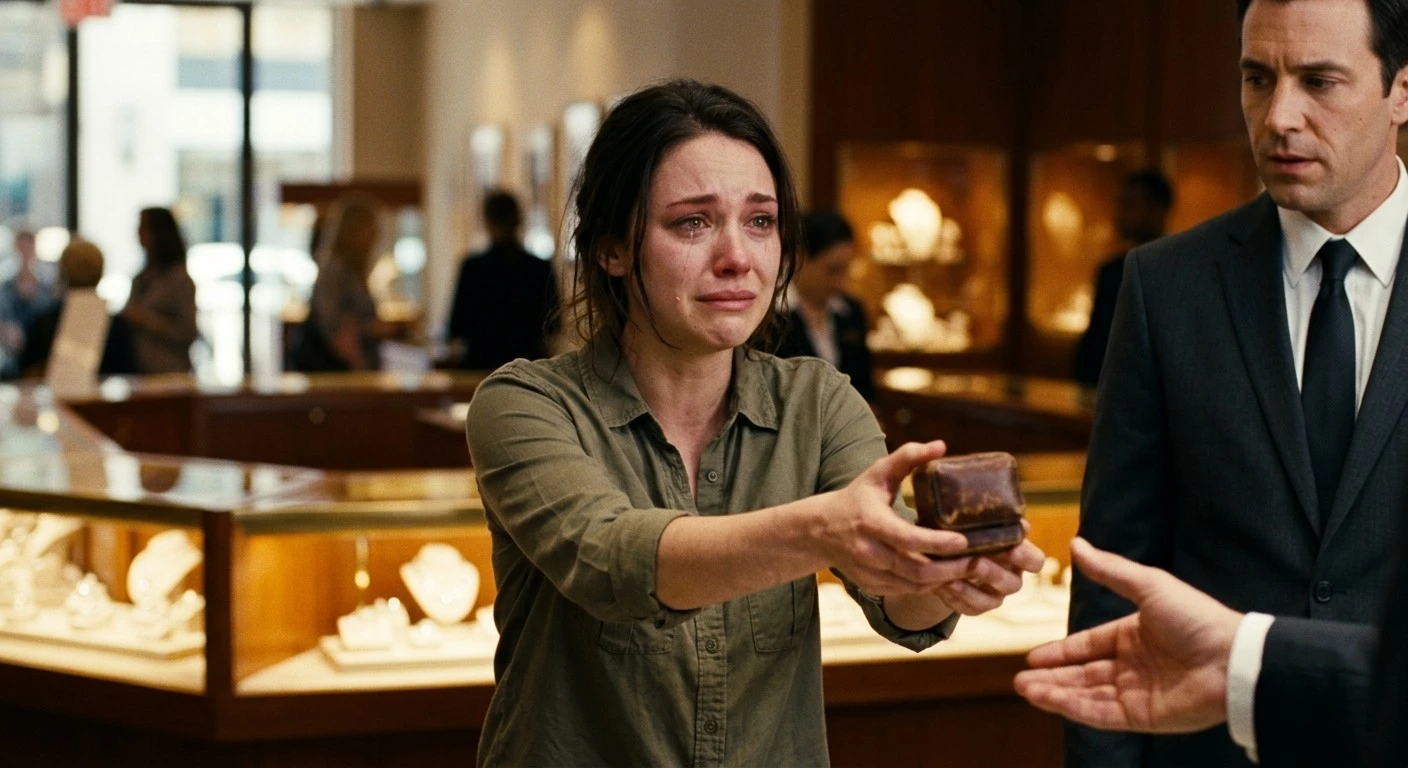 She Walked Into a Jewelry Store Sobbing — The Ring Box Exposed Her Fiancé’s Buried Secret